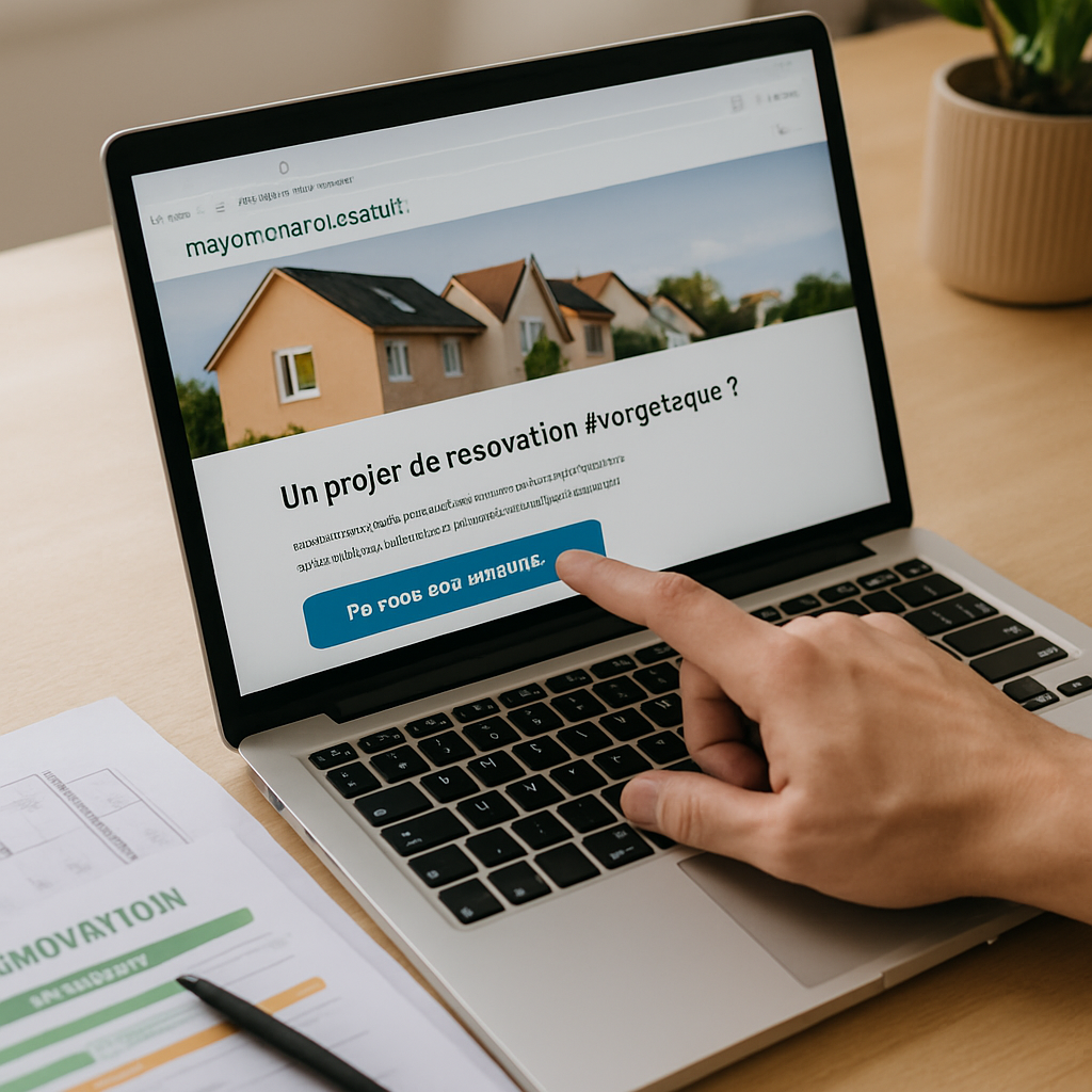 Déposer une demande d'aide sur le site MaPrimeRénov