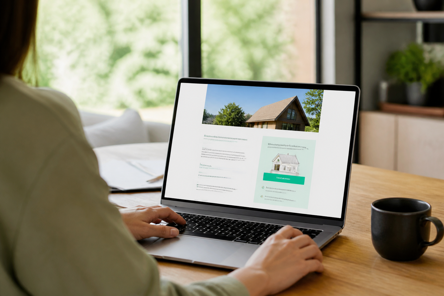 Utilisateur accédant à son compte Ma Prime Rénov' sur ordinateur