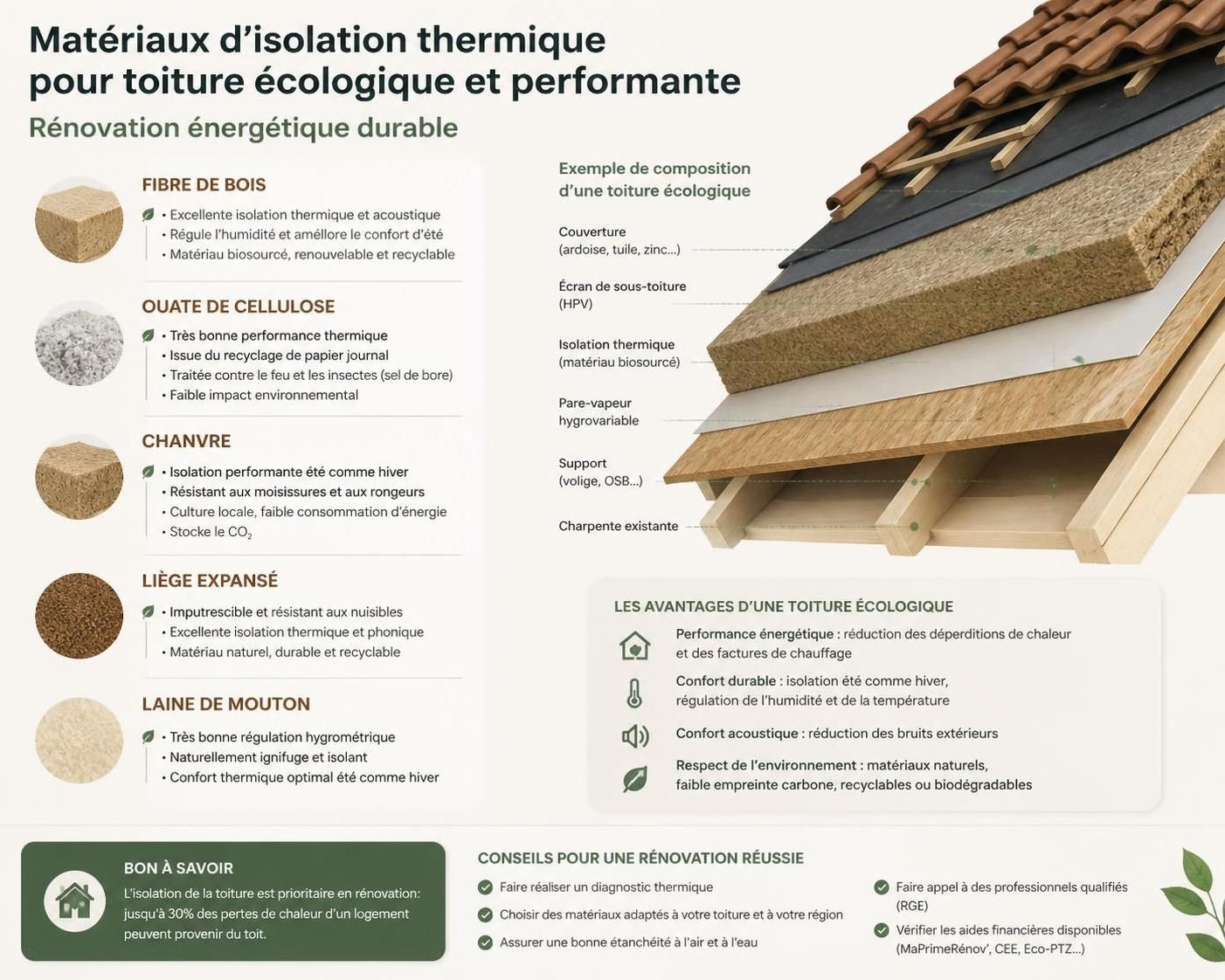 découvrez nos conseils pratiques pour l'aide à l'isolation de votre toiture, améliorez le confort de votre habitat et réduisez efficacement vos coûts énergétiques.