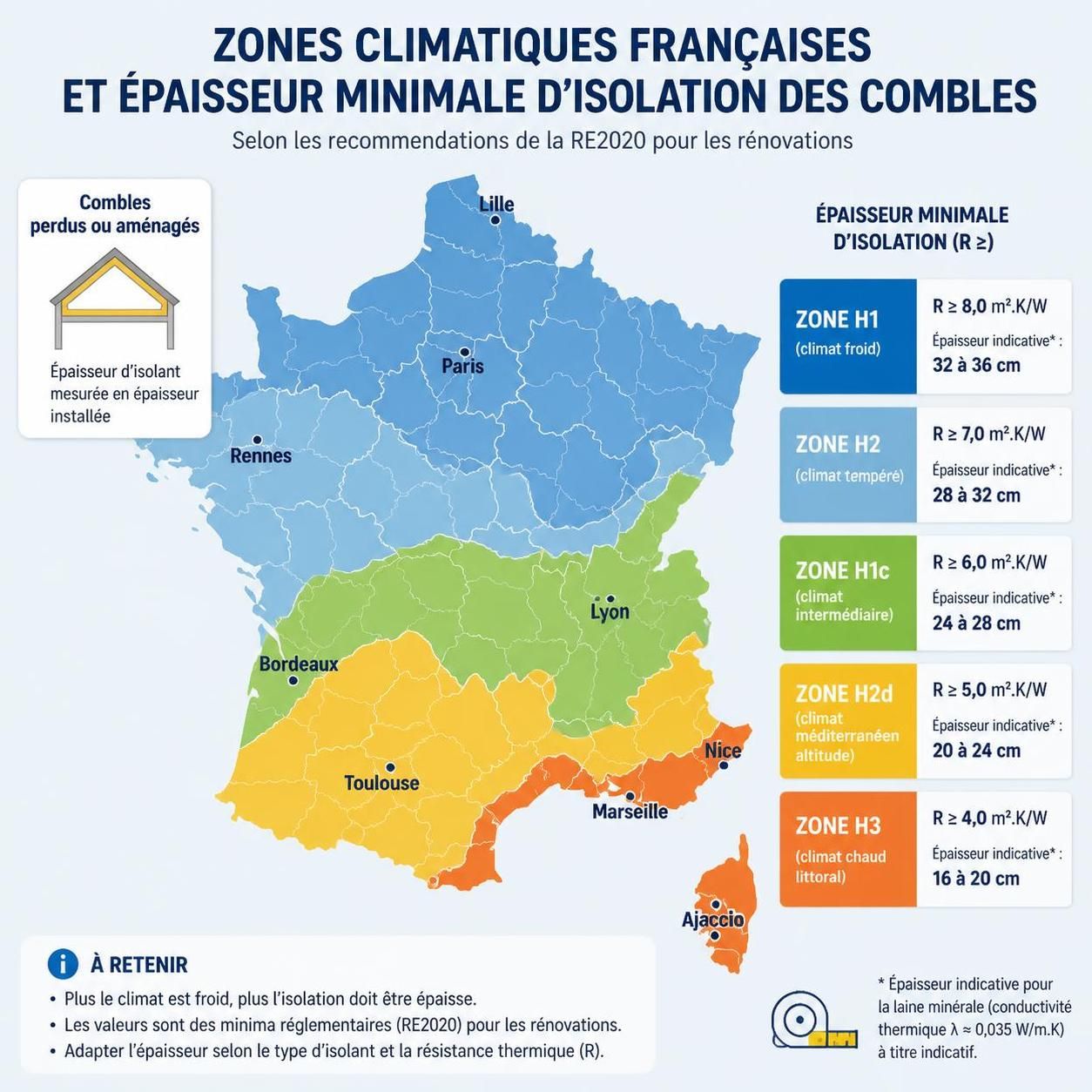 découvrez comment choisir l'épaisseur idéale pour l'isolation de vos combles afin d'assurer un confort thermique optimal tout en réalisant des économies d'énergie.