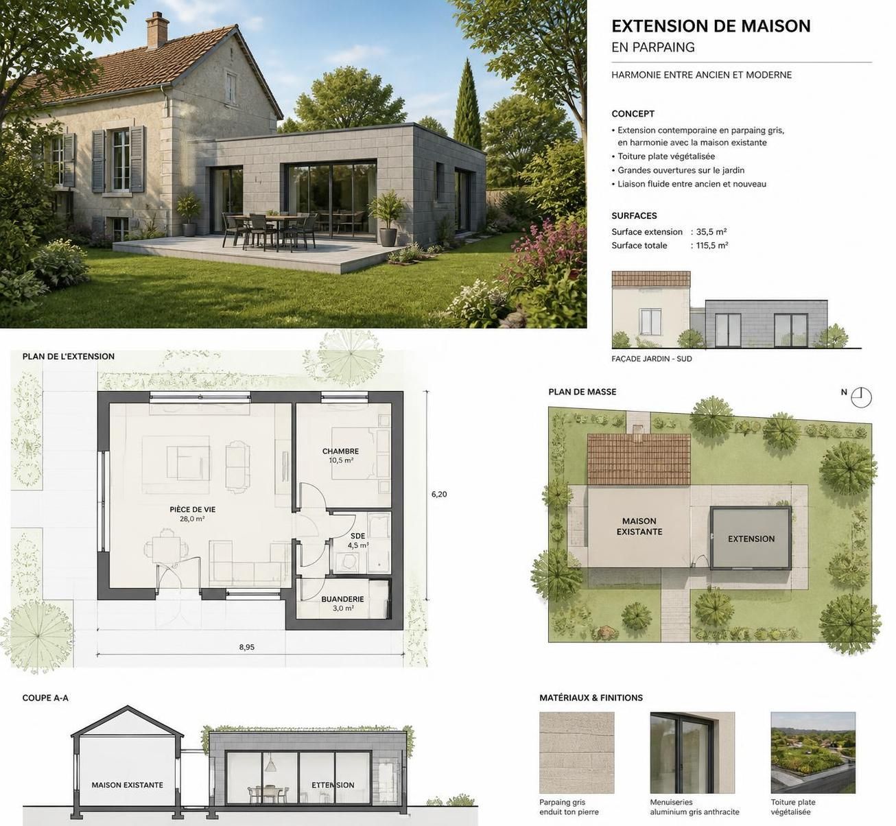 découvrez nos conseils pratiques pour réussir l'extension de votre maison en parpaing. guide complet pour un agrandissement solide, durable et esthétique.