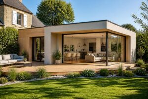 Extension maison toiture plate : conseils pour réussir votre projet d’agrandissement