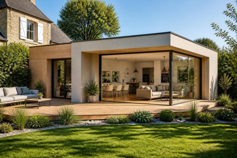 Extension maison toiture plate : conseils pour réussir votre projet d’agrandissement