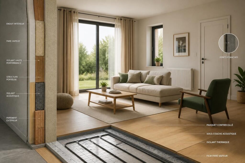 découvrez des conseils pratiques pour réussir l'isolation intérieure de votre maison et améliorer votre confort thermique tout au long de l'année.