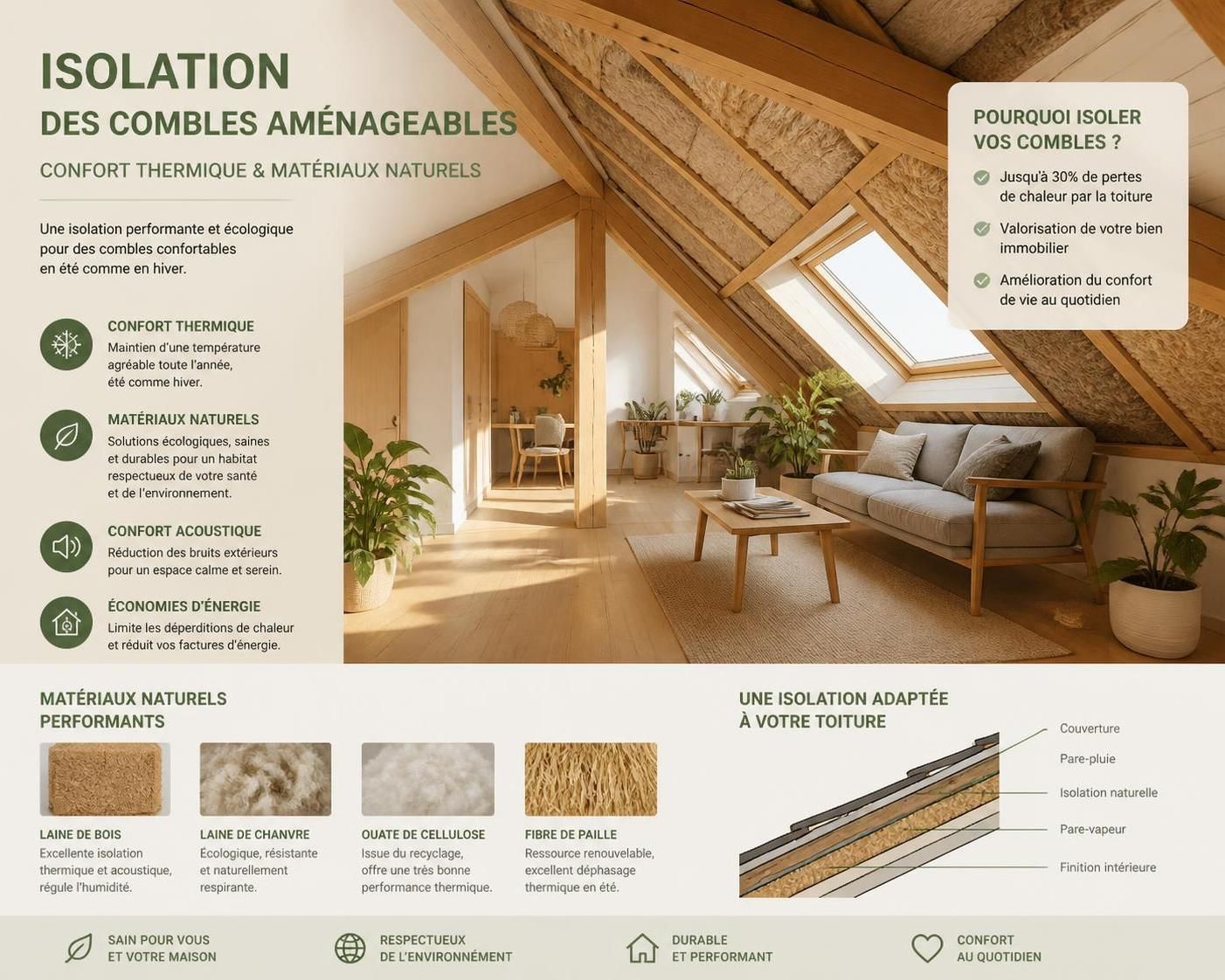 découvrez comment isoler vos combles pour améliorer l'efficacité énergétique de votre maison, réduire vos factures de chauffage et augmenter votre confort thermique.
