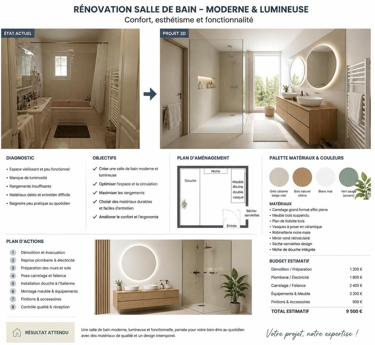 découvrez les étapes essentielles pour réussir la rénovation de votre salle de bain avec notre guide avant/après. conseils pratiques et astuces pour un résultat impeccable.