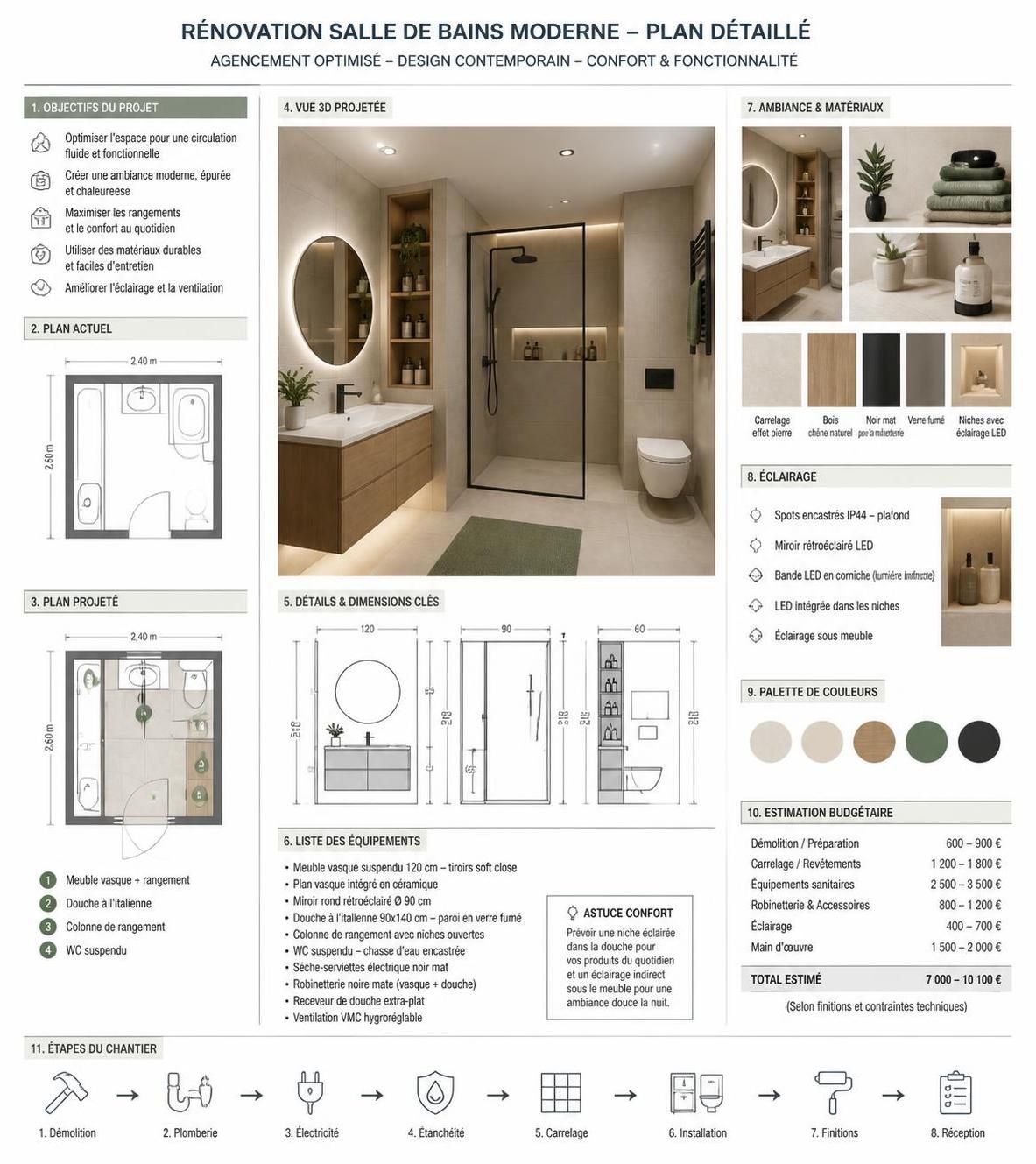 découvrez les étapes clés pour réussir la rénovation de votre salle de bains en 2026 et transformez votre espace avec des conseils pratiques et des astuces expertes.