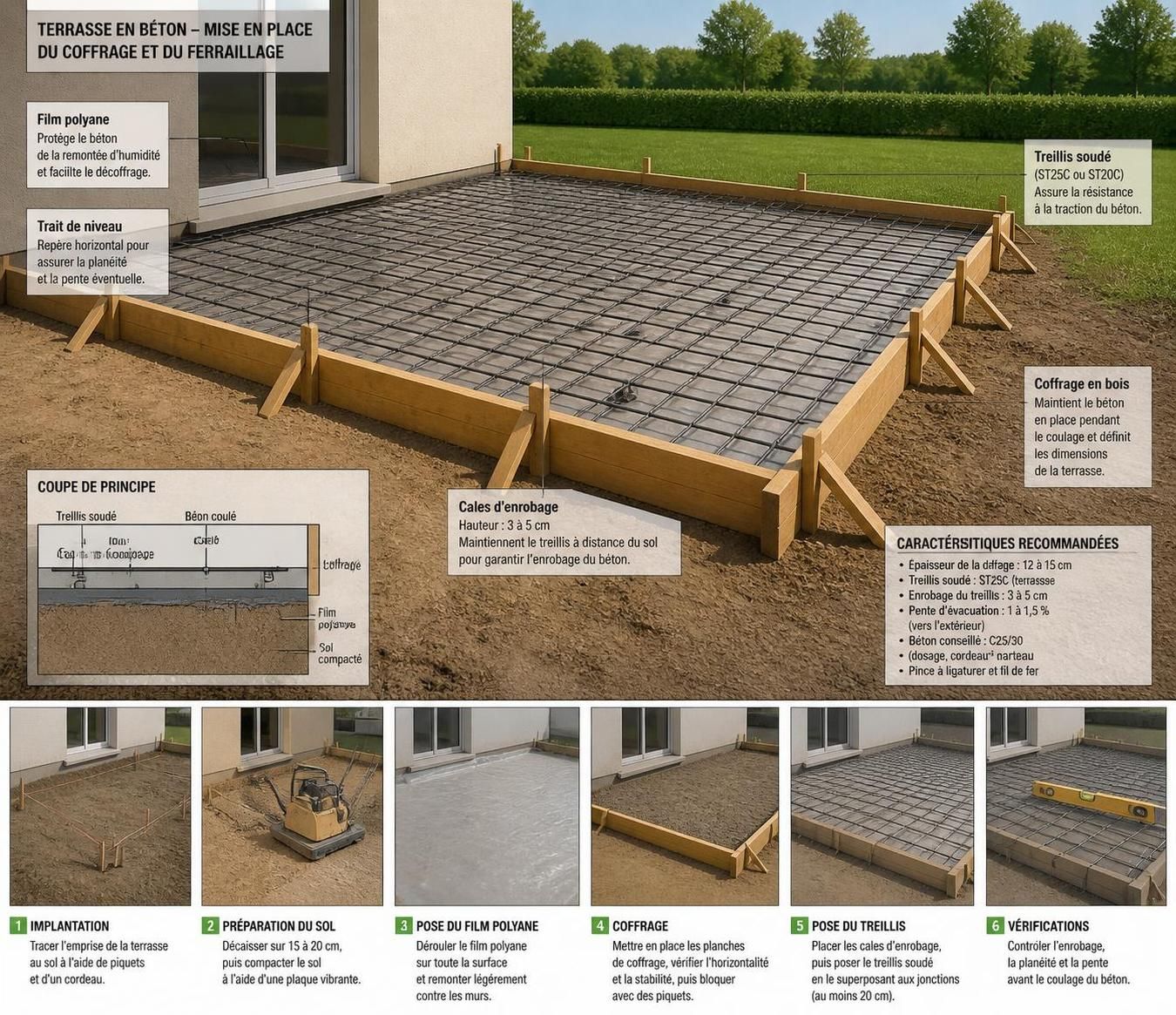 découvrez notre guide complet sur le prix d'une terrasse en béton en 2026 et estimer facilement votre budget pour un aménagement extérieur réussi.