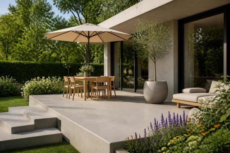 Terrasse en béton prix : guide complet pour bien évaluer votre projet
