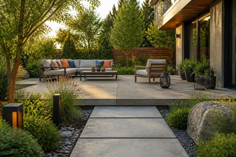 Terrasses béton : guide complet pour un aménagement durable et esthétique