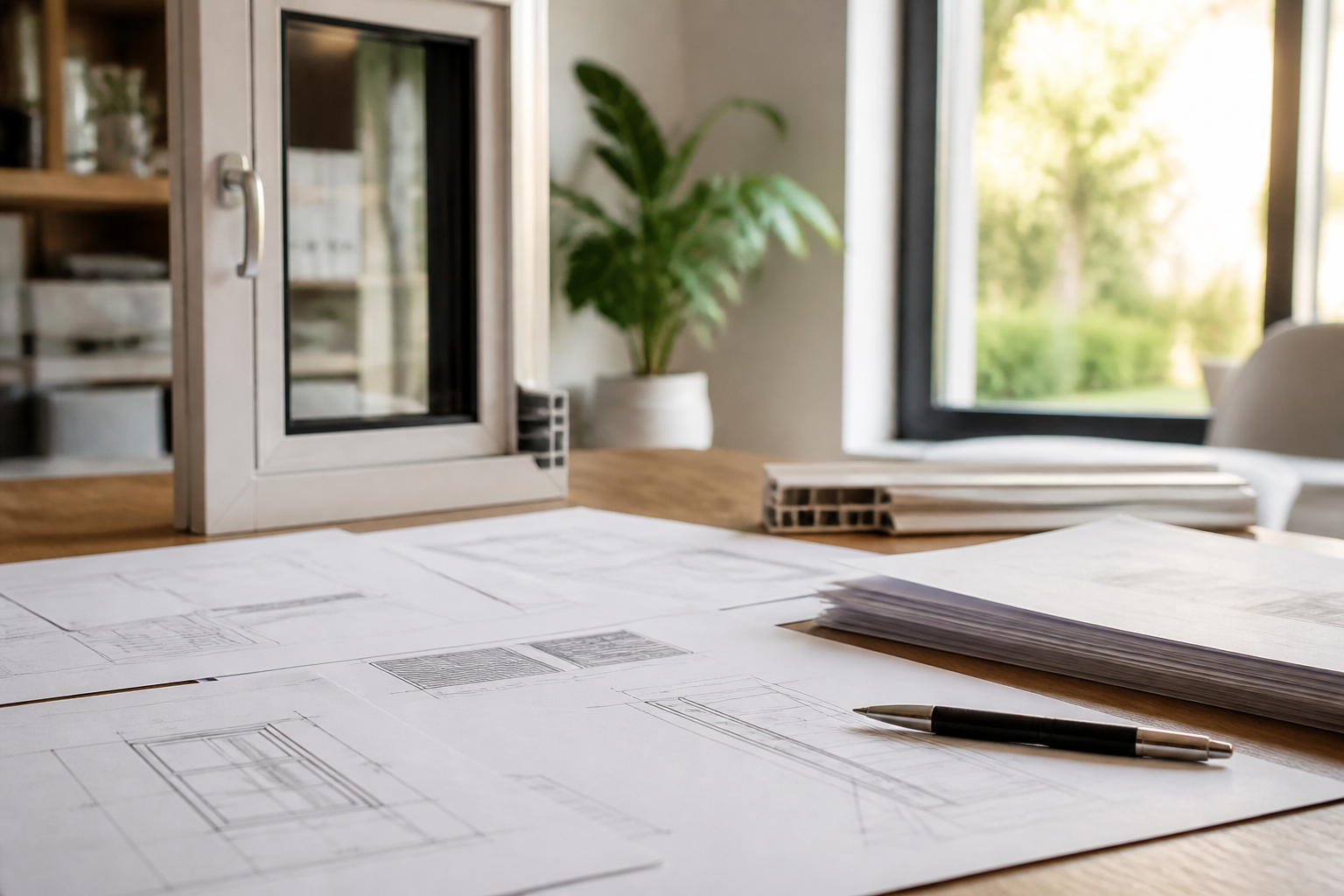 Plans et devis pour travaux de changement de fenêtres