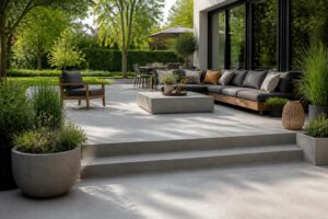Béton extérieur terrasse : conseils pour choisir le bon matériau et réussir votre aménagement