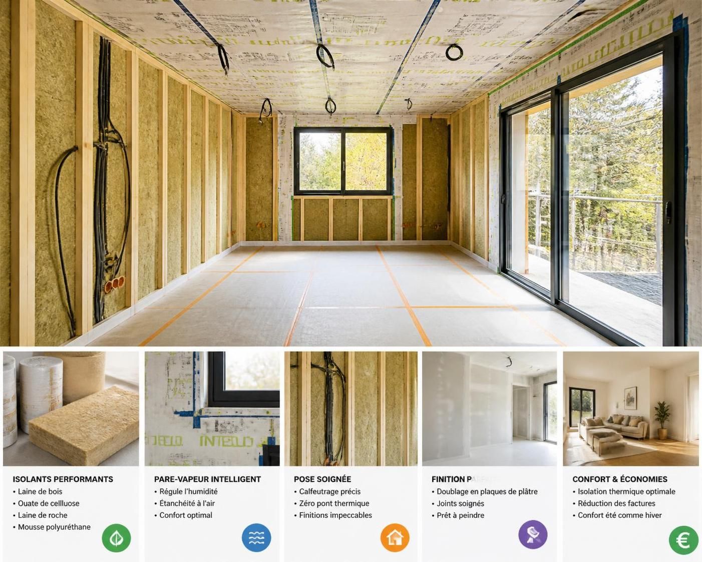 découvrez nos conseils pratiques pour bien isoler l’intérieur de votre maison et garantir un confort optimal toute l’année tout en réalisant des économies d’énergie.