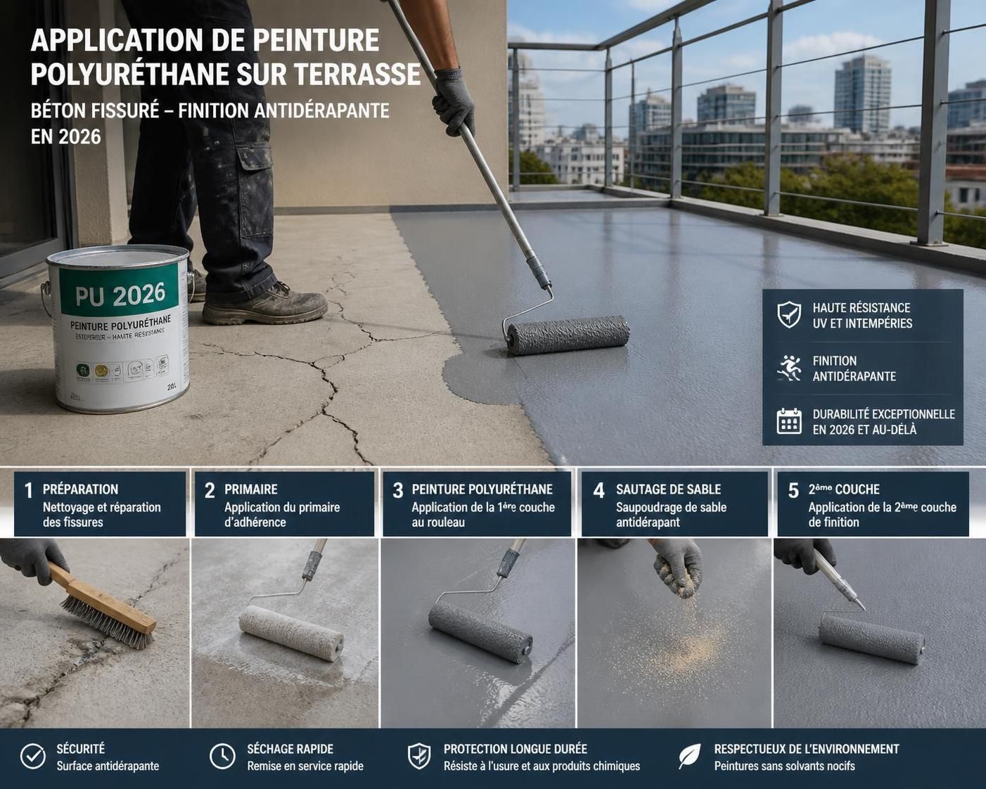 découvrez comment choisir la peinture idéale pour une terrasse en béton fissurée afin de restaurer son esthétique et sa résistance efficacement.