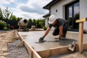 Comment réussir la construction d’une terrasse en béton