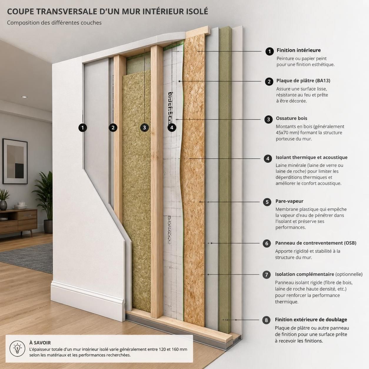 découvrez notre guide pratique pour l'isolation thermique des murs intérieurs et apprenez comment bien isoler votre maison pour améliorer son confort et réduire vos coûts énergétiques.