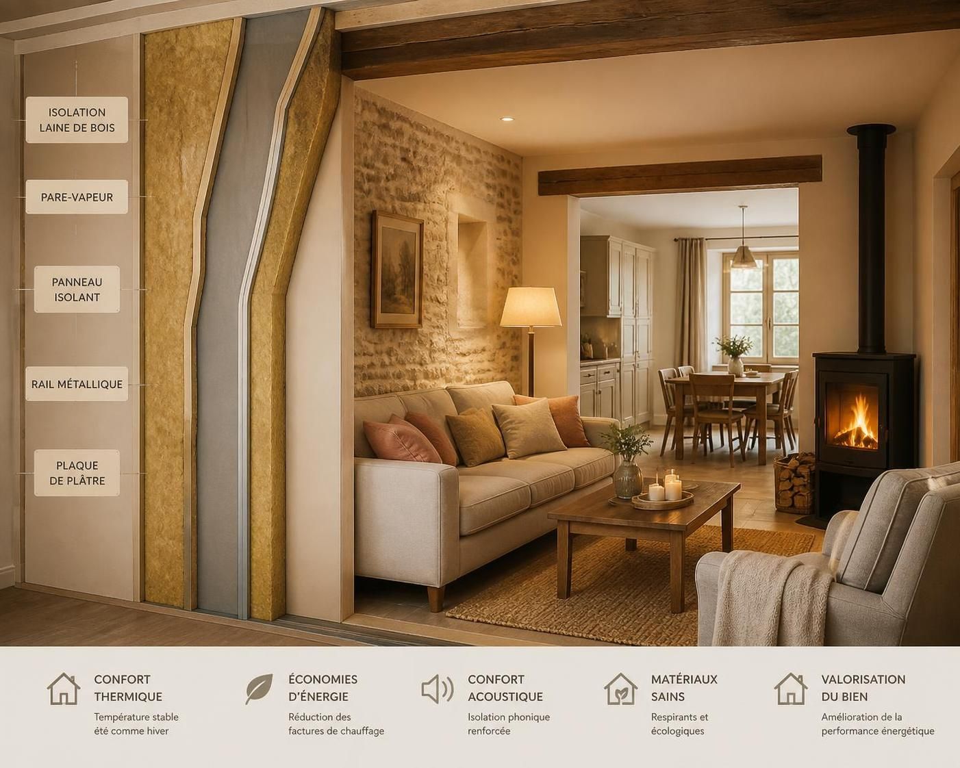 découvrez notre guide complet sur l'isolation thermique intérieure des murs et améliorez le confort de votre logement tout en réduisant vos factures d'énergie.