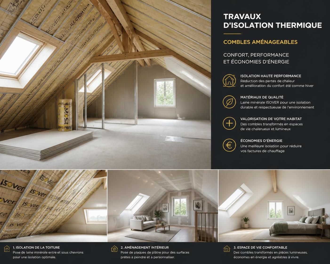 découvrez notre guide complet sur l'isolation des combles pour optimiser l'efficacité énergétique de votre maison, réduire vos factures de chauffage et améliorer votre confort thermique.