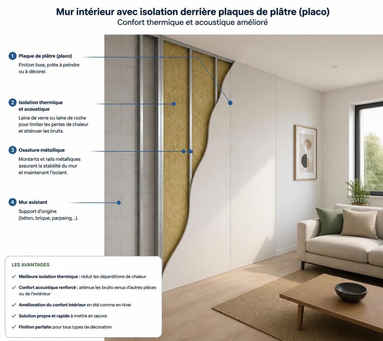 découvrez les meilleures méthodes pour isoler avec du placo et profitez d'un confort optimal dans votre logement grâce à des techniques efficaces et faciles à mettre en œuvre.