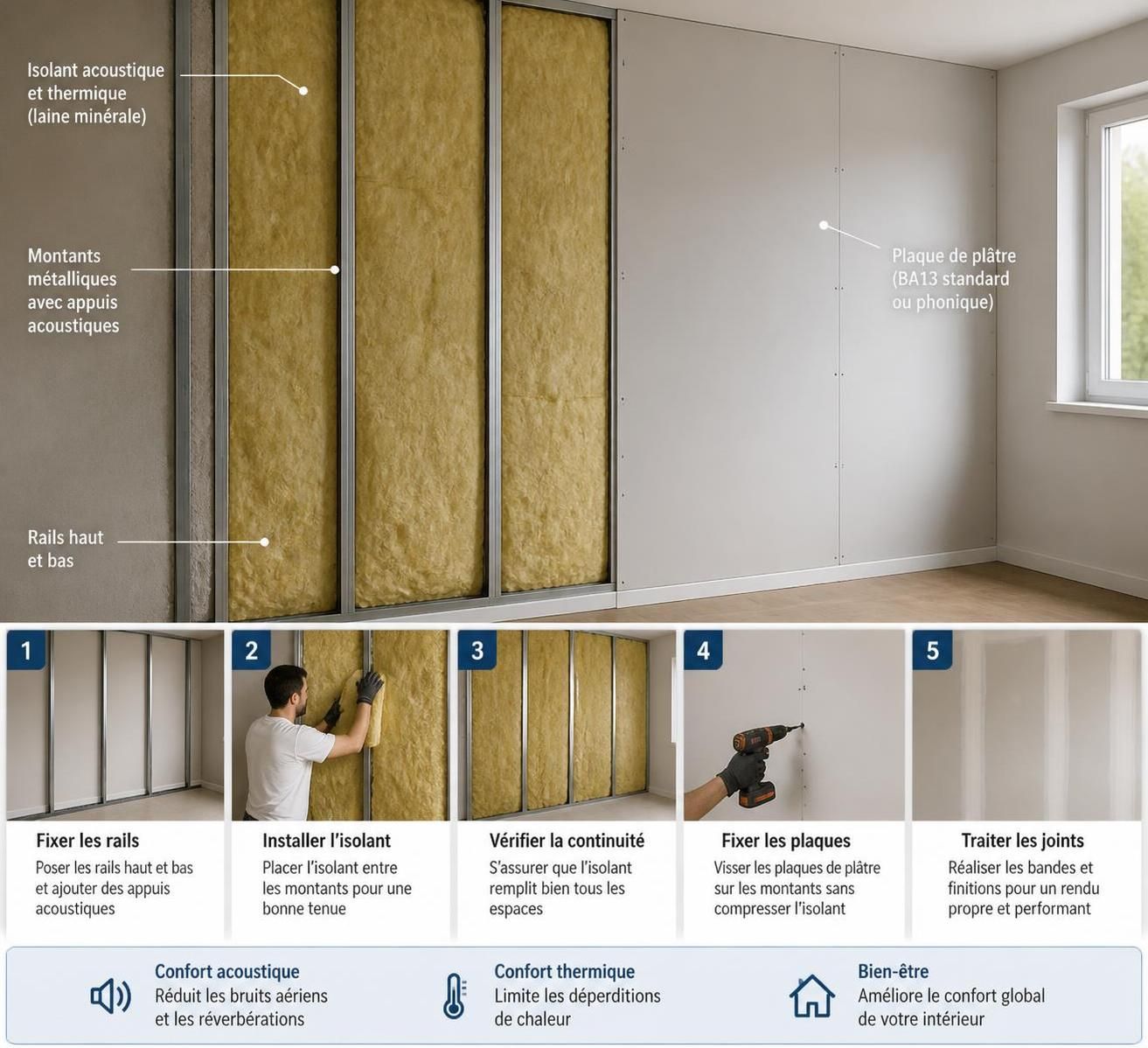 découvrez les meilleures méthodes pour isoler avec du placo et améliorer votre confort thermique et acoustique. guide pratique pour une isolation efficace et durable.
