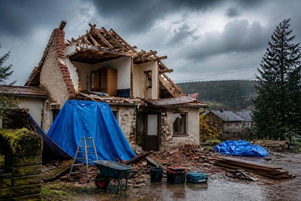 découvrez les conséquences d'une maison sans toiture et explorez les solutions adaptées pour protéger et rénover votre habitation efficacement.