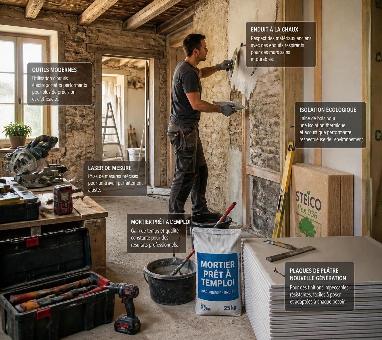 découvrez le prix au m² pour la rénovation d'une maison en 2026 et obtenez des conseils pour bien planifier votre budget travaux.