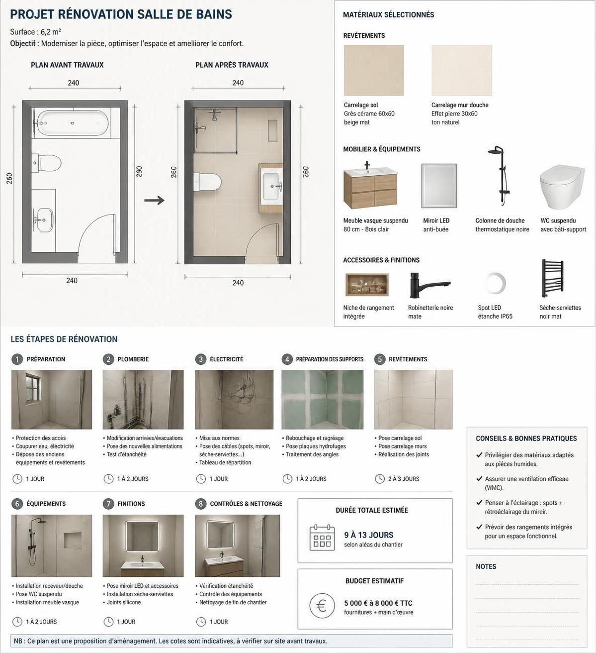 découvrez nos conseils pratiques pour rénover votre salle de bains et créer un espace moderne, fonctionnel et élégant adapté à vos besoins.