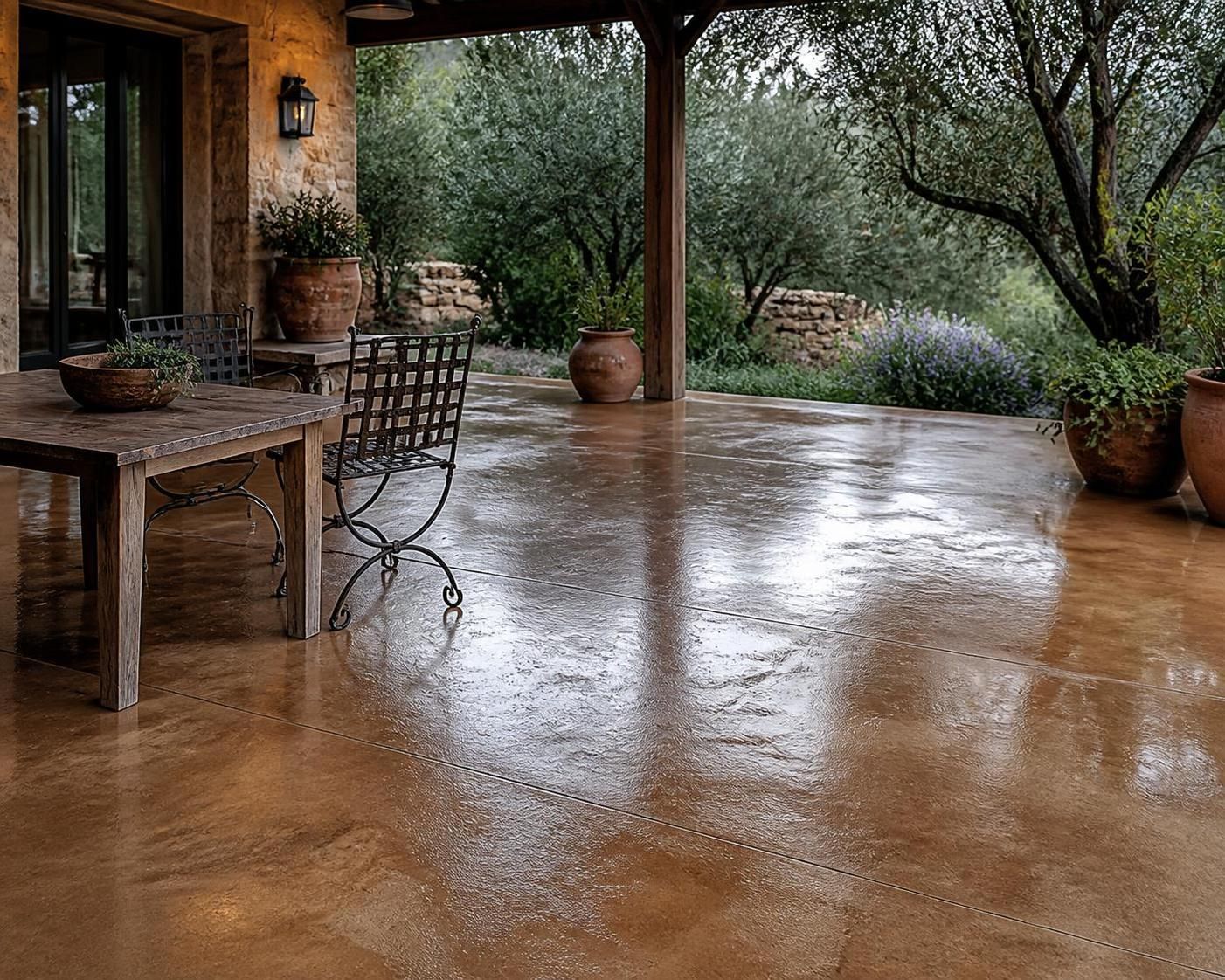 découvrez comment choisir la meilleure finition pour votre terrasse en béton coloré afin d'embellir et protéger votre extérieur avec style et durabilité.