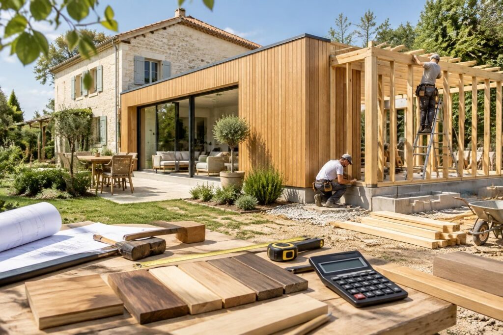 découvrez les étapes clés pour réussir une extension de maison en bois : choix des matériaux, démarches à prévoir et estimation du budget.
