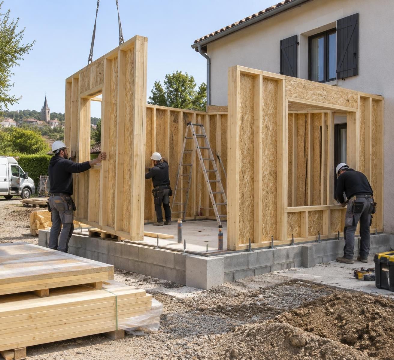 découvrez les étapes clés, les matériaux adaptés et le budget à prévoir pour réussir votre extension de maison en bois, de la conception aux finitions.