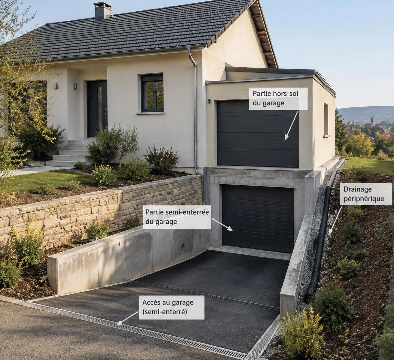 découvrez le prix d’un garage au m² selon sa construction, ses matériaux et sa localisation, et estimez le budget nécessaire à votre projet.