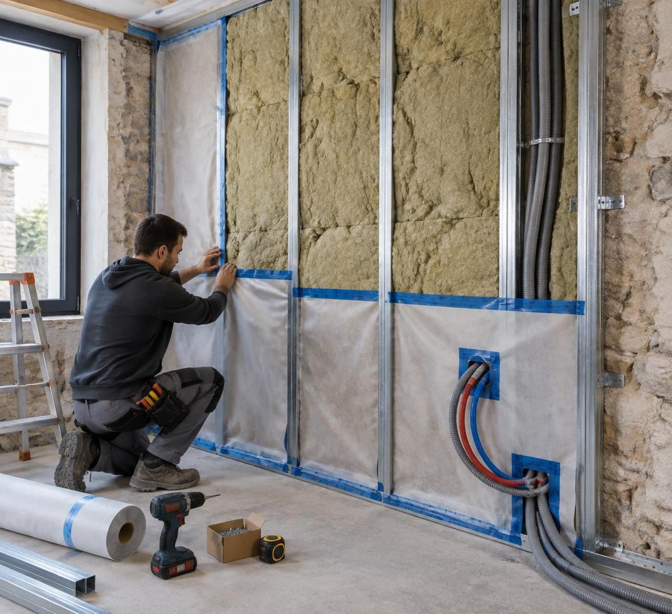 découvrez quelle isolation choisir derrière un placo pour améliorer le confort thermique et acoustique, comparer les matériaux et réussir votre pose.